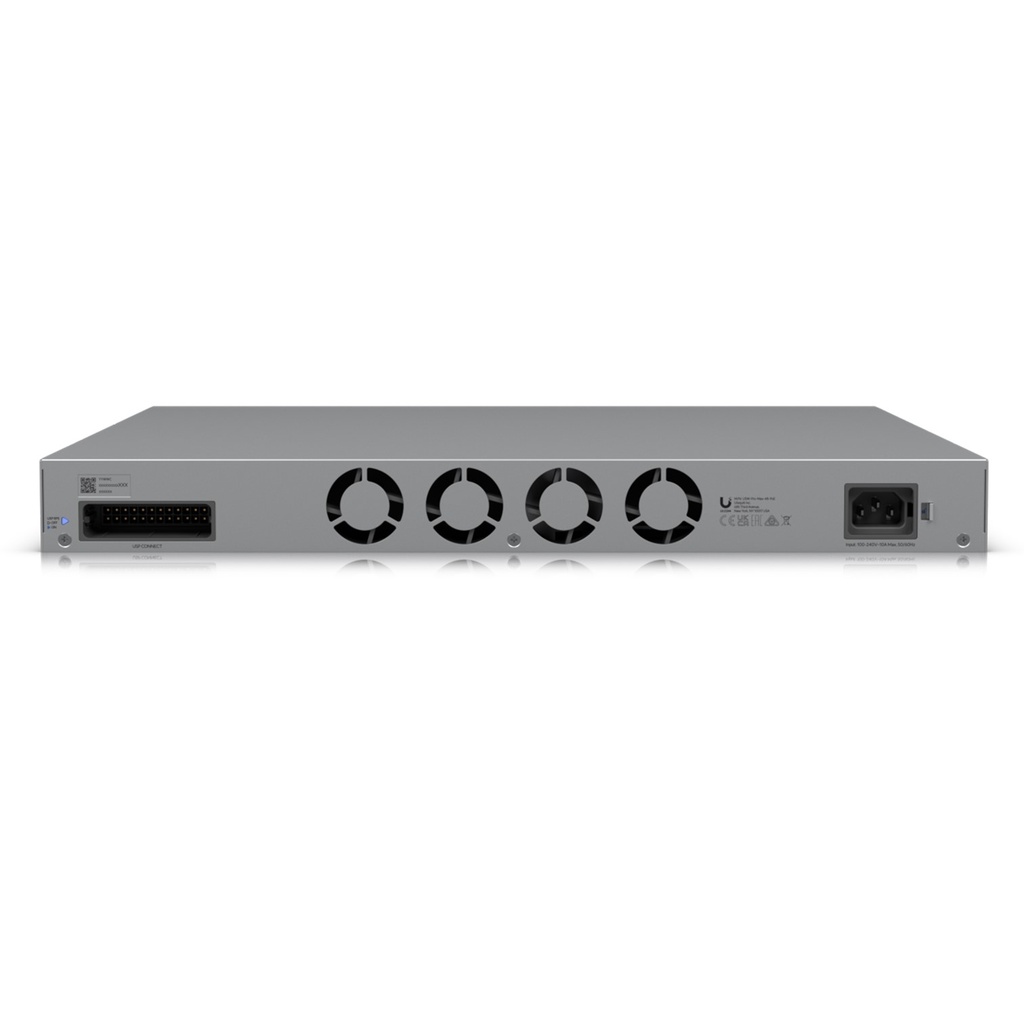 [USW-PRO-MAX-48] Ubiquiti - UniFi Switch Pro Max 48 con Funciones Capa 3 48 puertos [16 puertos 2.5 GbE + 32 puertos 1 GbE + 2 puertos SFP+ 10G] 100W