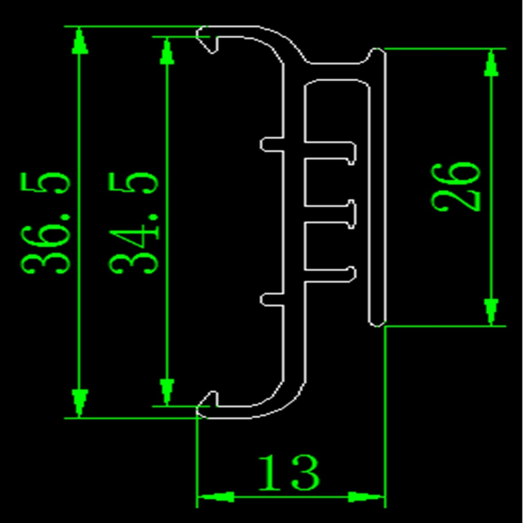 [DHI-ESL-BR01-900] Dahua - Soporte ESL de Carril de Estantería Universal #01 Compatible: E015A, E015C, E018A, E021A, E021C, E021C-F, E026A, E026C, E026C-F, E029A, E029C, E037C-N, E042A, E042B-PN [36.5x13/900mm] Material PVC