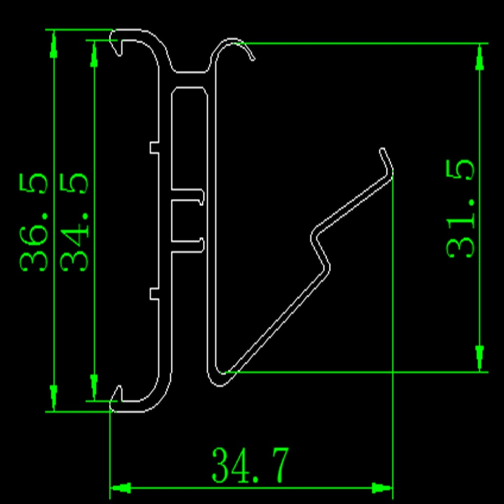 [DHI-ESL-BR02-900] Dahua - Soporte ESL de Carril de Estantería Universal #01 Compatible: E015A, E015C, E018A, E021A, E021C, E021C-F, E026A, E026C, E026C-F, E029A, E029C, E037C-N, E042A, E042B-PN [36.5x34.7/900mm] Material PVC