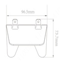 [DHI-ESL-BT02] Dahua - Soporte ESL de Mesa Compatible: E058A-N [96.5x73.7x72.1mm] Material Acrílico