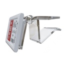 [DHI-ESL-BC02] Dahua - Soporte ESL con Clip Grande Compatible: E015A, E015C, E018A, E021A, E021C, E021C-F, E026A, E026C, E026C-F, E029A, E029C, E037C-N, E042A, E042B-PN Ancho de Agarre 10-25 mm [50.6x40.2x41mm] Material PC