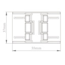 [DHI-ESL-BH09] Dahua - Soporte ESL Magnética Compatible: E015A, E015C, E018A, E021A, E021C, E021C-F, E026A, E026C, E026C-F, E029A, E029C, E037C-N, E042A, E042B-PN [55x38x10mm] Material ABS/Imán