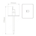 [DHI-ESL-BH04] Dahua - Soporte ESL Kit de Palito para Hielo Compatible: E042B-PN [79x54x128mm] Material POM + PC