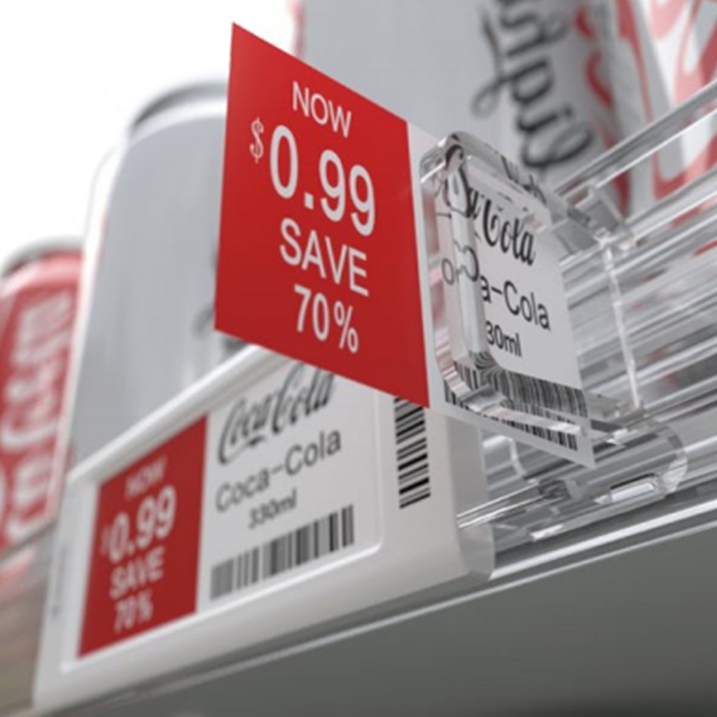 [DHI-ESL-BC06] Dahua - Soporte ESL de Letrero de Promoción con Riel de Abrazadera [34.6x25.1x13mm] Material ABS