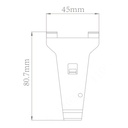 [DHI-ESL-BA01] Dahua - Heramienta para Desmontar Soportes ESL [80.8x47x5.8mm] Material Acero
