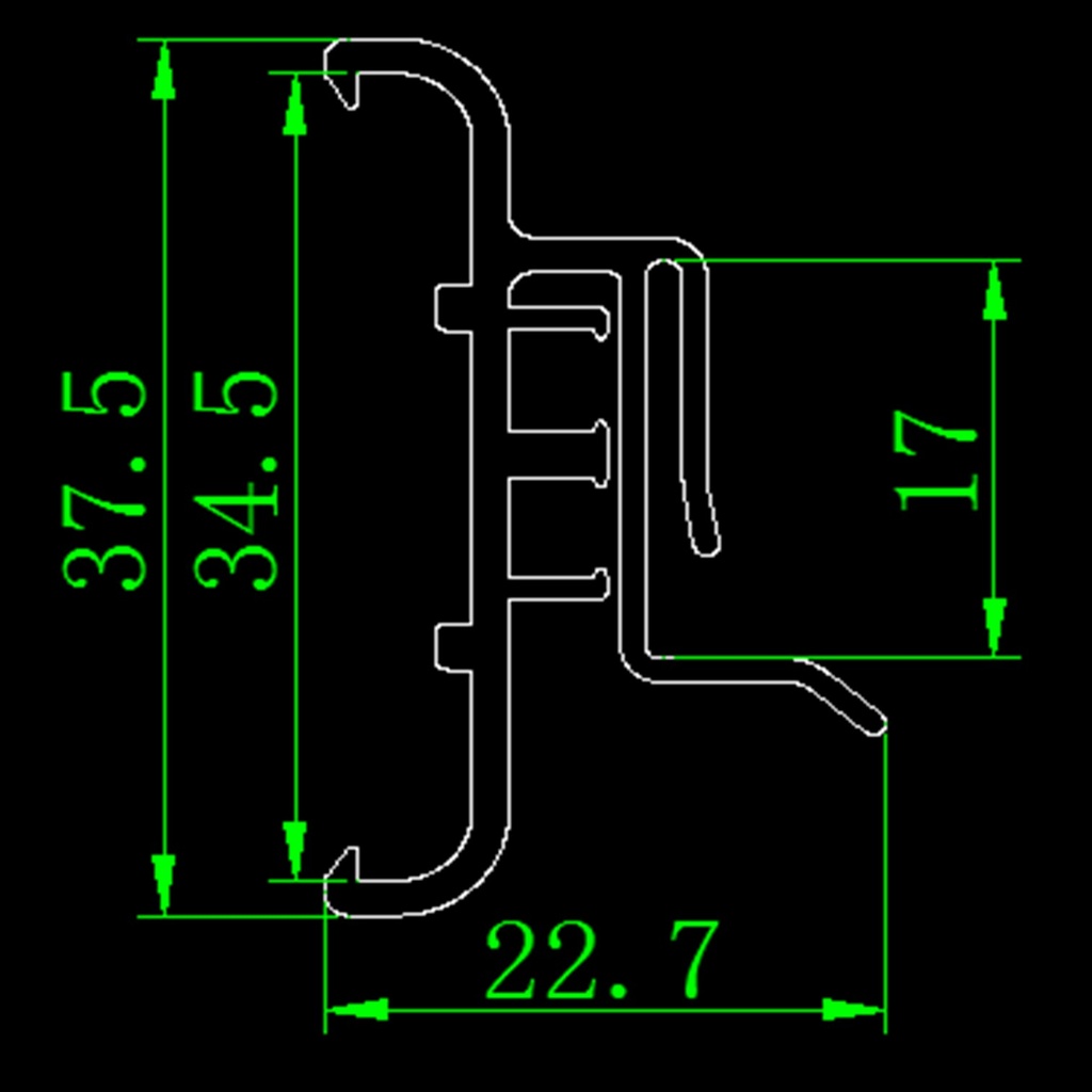 [DHI-ESL-BR12-50] Dahua - Soporte ESL de Carril de Estantería Universal #01 Compatible: E015A, E015C, E018A, E021A, E021C, E021C-F, E026A, E026C, E026C-F, E029A, E029C, E037C-N, E042A, E042B-PN [37.5x13/50mm] Ajustable Según Borde Frontal Material PVC