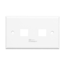 [ATB-FP422P] Owire - FacePlate 2 Toma Blanco [Unidad]