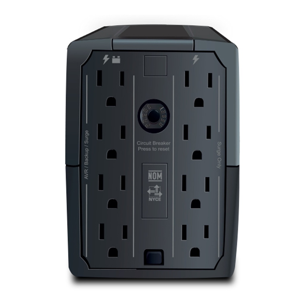 [R-UPR758] CDP - UPS 750VA 375W 110V [8] Tomas Protegidas [4 en Reserva]