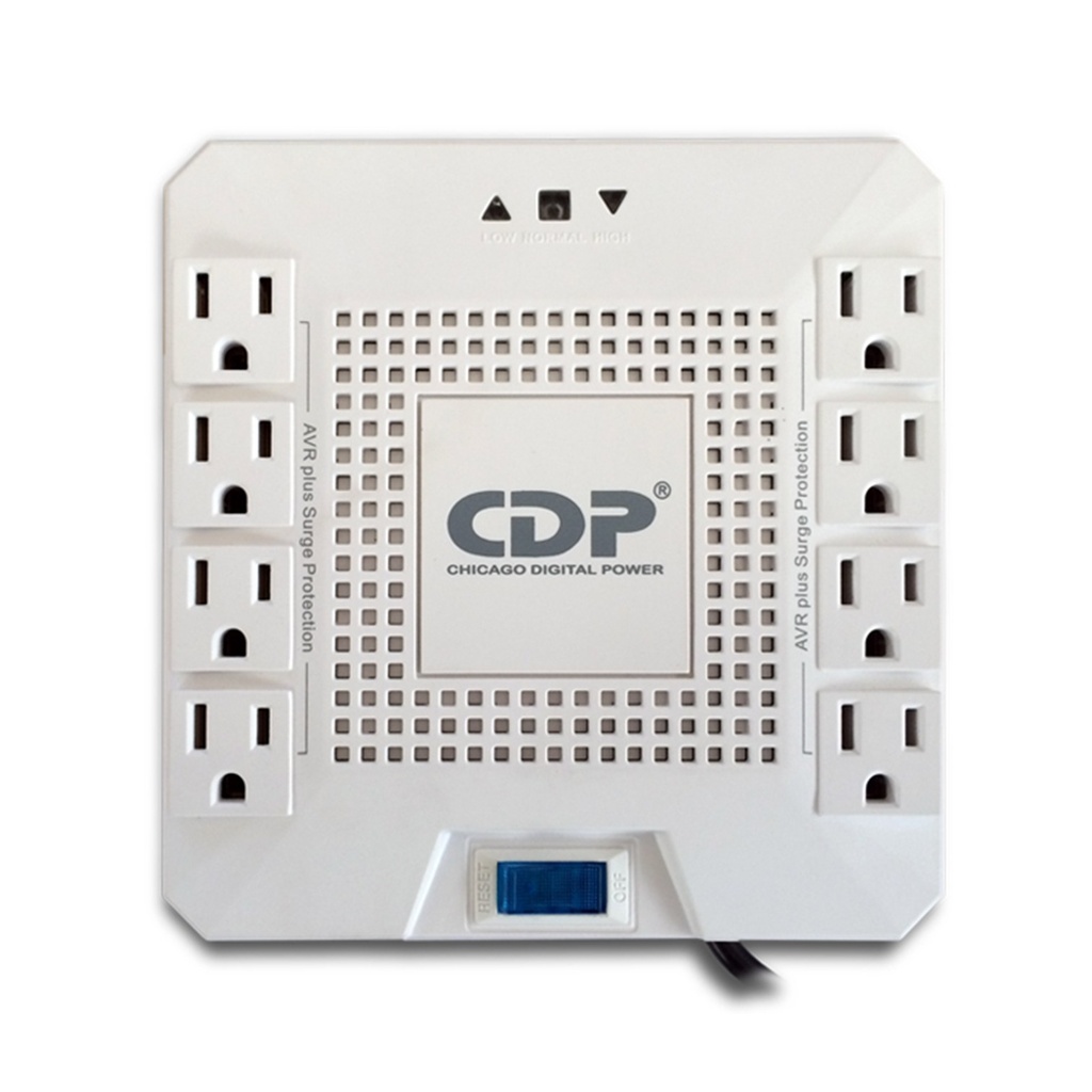 [R-AVR1808] CDP - Regulador de Voltaje Automático de 1800Va 8 Salidas Reguladas NEMA 5-15