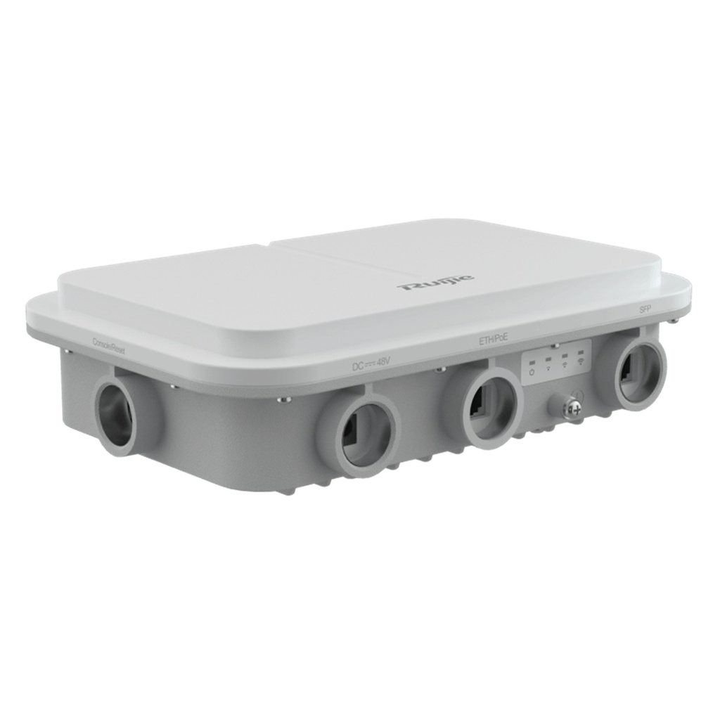 [RG-AP680-L] Ruijie Reyee - Punto de Acceso WiFi6 para Exterior Omnidireccional 360 IP68 hasta 2.976 Gbps Doble Banda 802.11AX MU-MIMO 2x2
