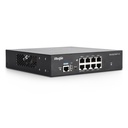 [RG-EG2100-PV2] Ruijie Reyee - Router Administrable 8 Puertos Giga (7x PoE+, hasta 2x WAN Configurable) 135W Soporta Hasta 300 Clientes