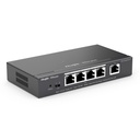 [RG-ES205GC-P] Ruijie Reyee - Switch Administrable PoE con 5 puertos Gigabit 4 PoE 802.3af/at Gestión Gratuita desde la Nube 54W