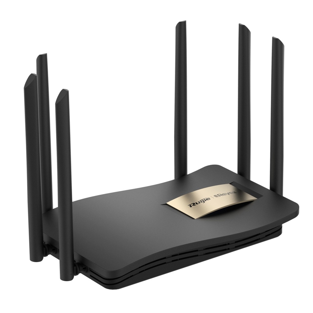[RG-EW1200GPRO] Ruijie Reyee - Router inalámbrico MESH WIFI5 2x2 doble Banda 1 Puerto WAN Gigabit y 3 Puertos LAN Gigabit hasta 1,267 Mbps