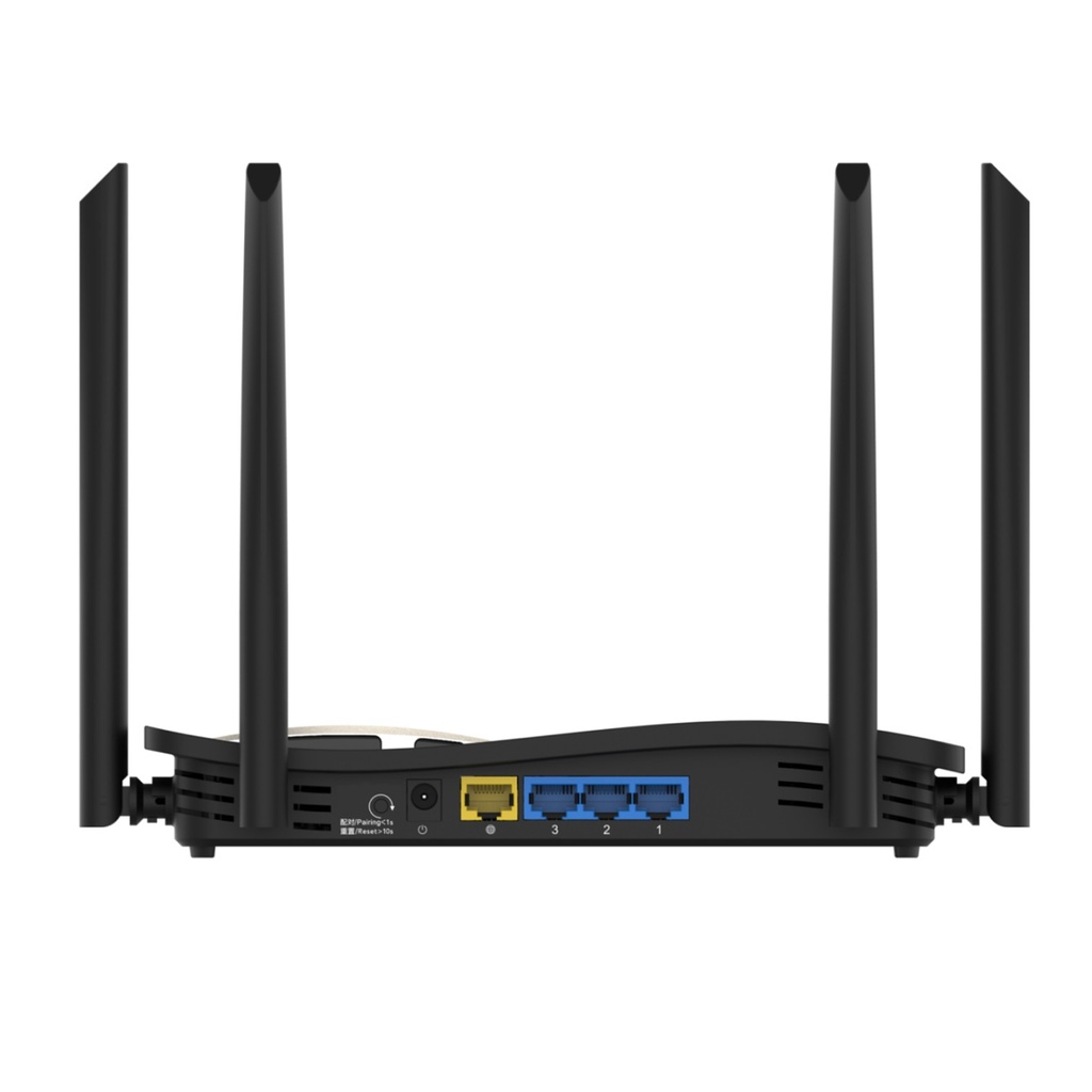 [RG-EW1200GPRO] Ruijie Reyee - Router inalámbrico MESH WIFI5 2x2 doble Banda 1 Puerto WAN Gigabit y 3 Puertos LAN Gigabit hasta 1,267 Mbps