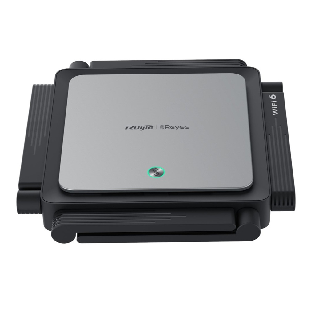 [RG-EW3200GXPRO] Ruijie Reyee - Router Inalámbrico MESH WiFi6 4x4 Doble Banda 1 Puerto WAN Gigabit y 4 Puertos LAN Gigabit