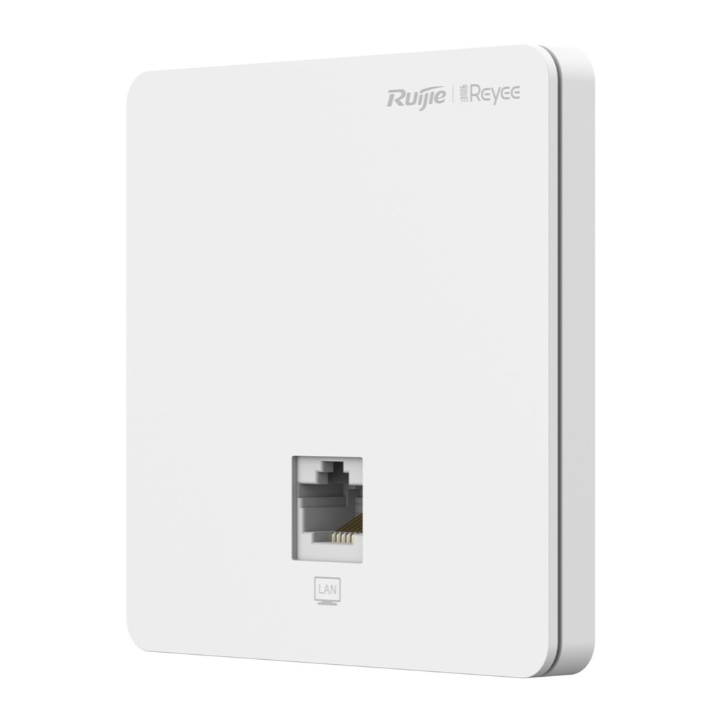 [RG-RAP1200(F)] Ruijie Reyee - Punto de Acceso para Pared 802.11ac Wave 2 MIMO 2X2 1.2 Gbps Puerto Adicional Frontal 10/100