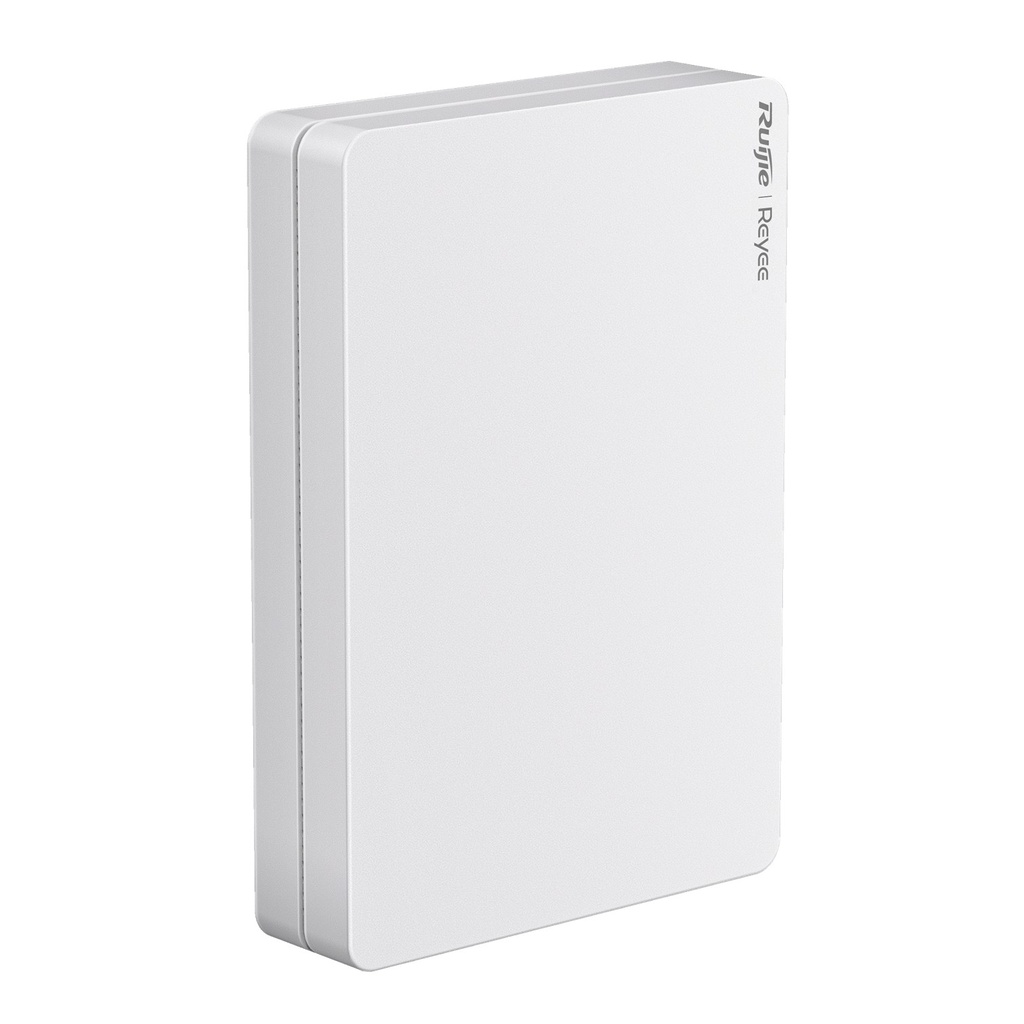 [RG-RAP1260] Ruijie Reyee - Punto de Acceso WiFi6 de Pared para Interior 360 Doble Banda 2976 Mbps 4 puertos GE downlink + 1 puerto GE uplink hasta 512 usuarios Portal Cautivo Standalone Mesh