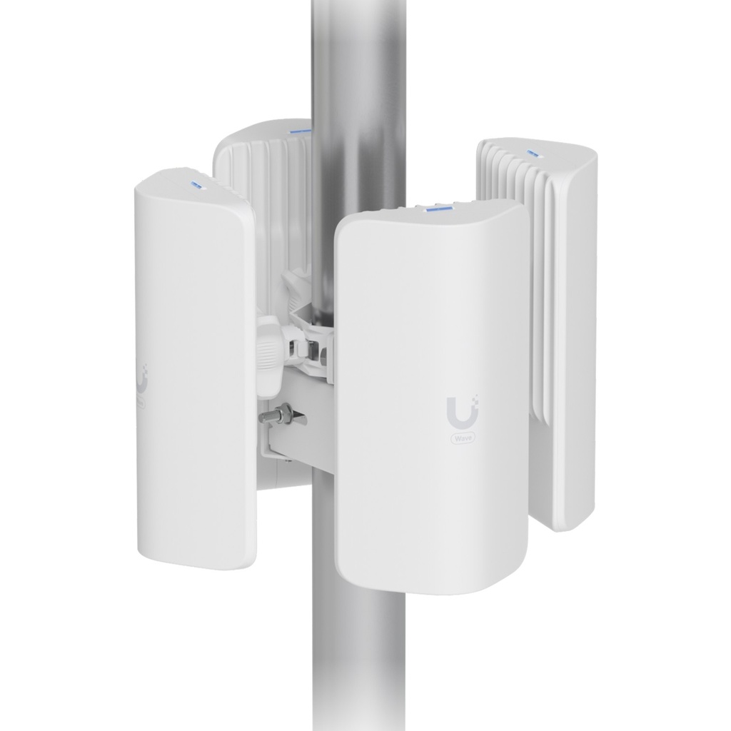 [UACC-WAVE-AP-MICRO-MOUNT] Ubiquiti - Soporte de Poste Admite hasta 4 Wave AP Micros para una Difusión Completa a 360