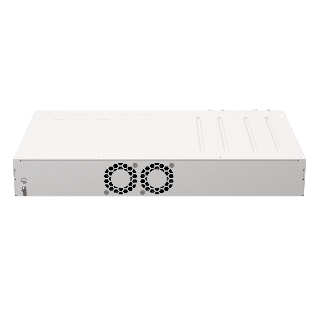[CRS510-8XS-2XQ-IN] Mikrotik -  Cloud Router Switch de 2 Puertos 100 Gigabit QSFP28 8 Puertos 25 Gigabit SFP28 802.3 bt PoE-in