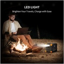 [E500LFP] Pecron - Estación de Poder Portátil Inversor de Onda Sinusoidal Pura de CA de 600W 576WH 19.2V 30Ah Batería LiFePo4 Central Electrica