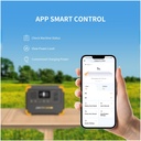 [E500LFP] Pecron - Estación de Poder Portátil Inversor de Onda Sinusoidal Pura de CA de 600W 576WH 19.2V 30Ah Batería LiFePo4 Central Electrica