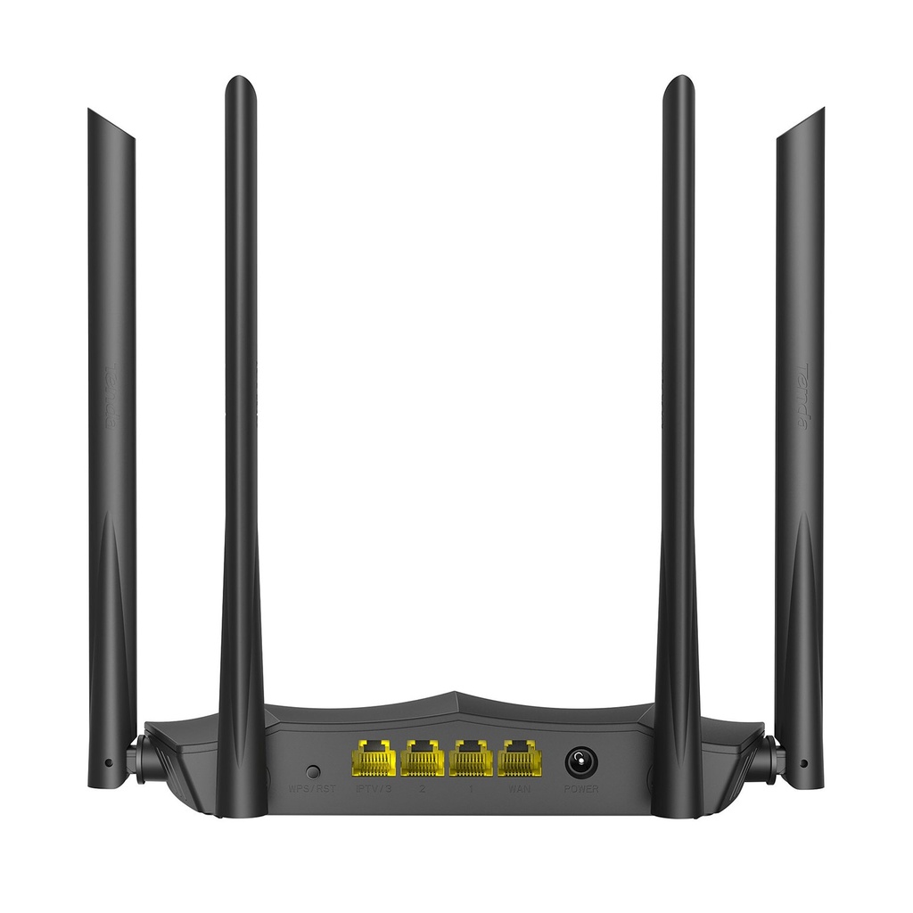 [AC8] Tenda - Router Inalambrico WiFi Doble Banda Gigabit AC1200 MU-MIMO 4 Antenas 6dBi