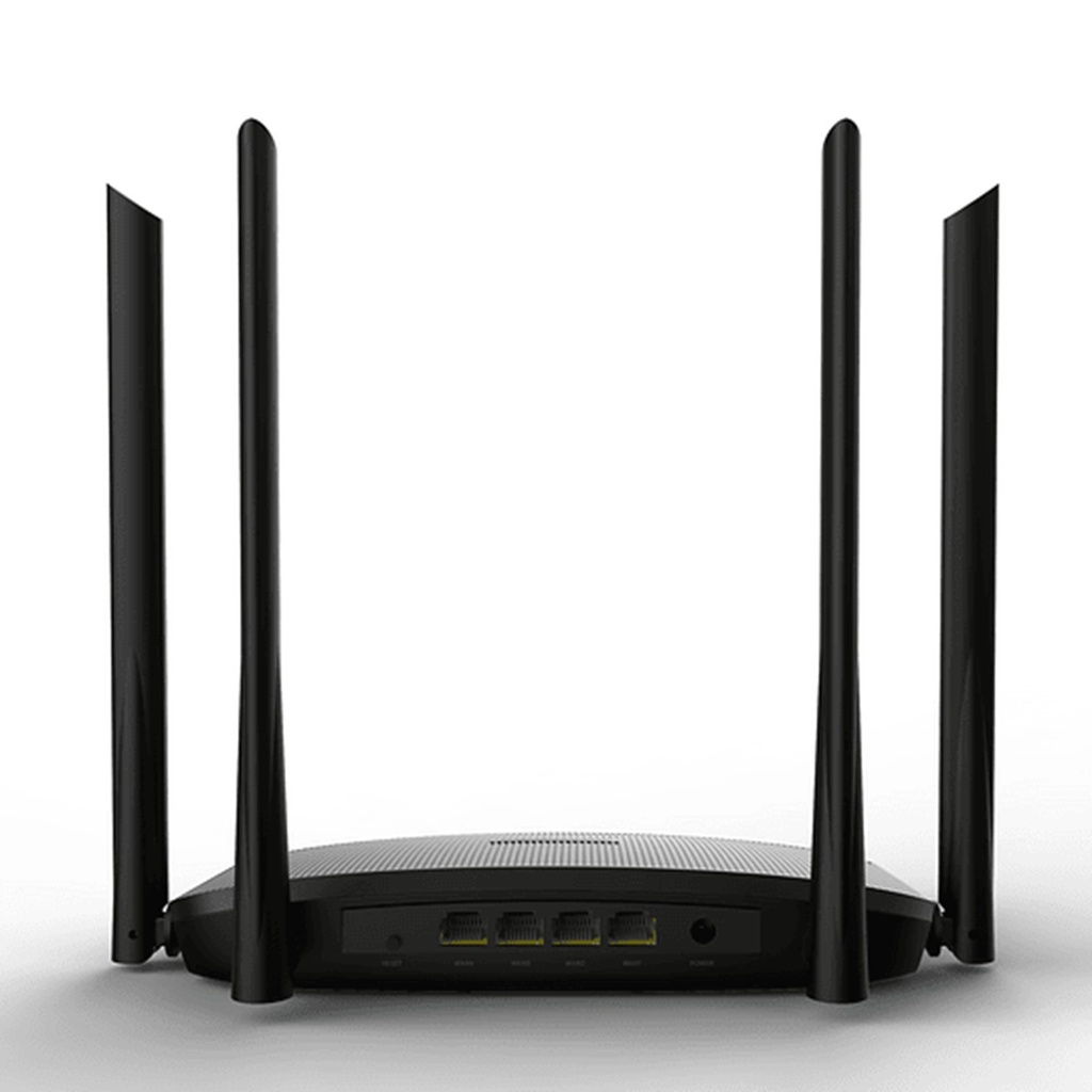 [DS-3WR12GC] Hikvision - Router Inalambrico Wisp Gigabit Doble Banda hasta 1200Mbps 3 Puertos Lan 10/100/1000 + 1 Puerto Wan 10/100/1000 4 Antenas Externas Omnidireccional 5dBi