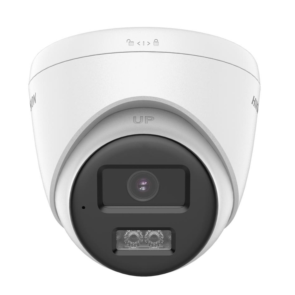 [DS-2CE78D0T-LTS(2.8mm)] Hikvision - Cámara HD Domo con Audio Bidireccional [2MP] Lente 2.8mm [Metal/Plástico]