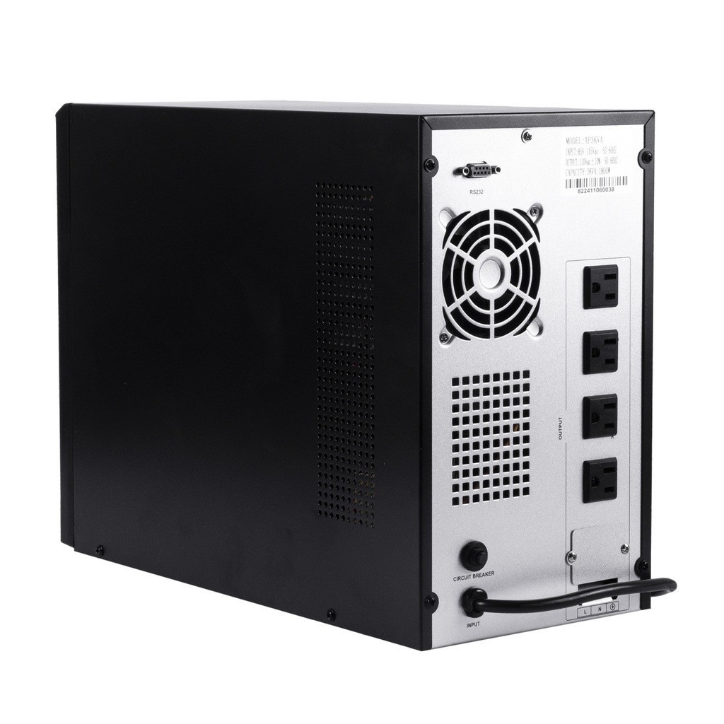 [AP3KVA] Astra - UPS 3Kva/1800W 110V 4 Nemas 50-60Hz con Panel LCD