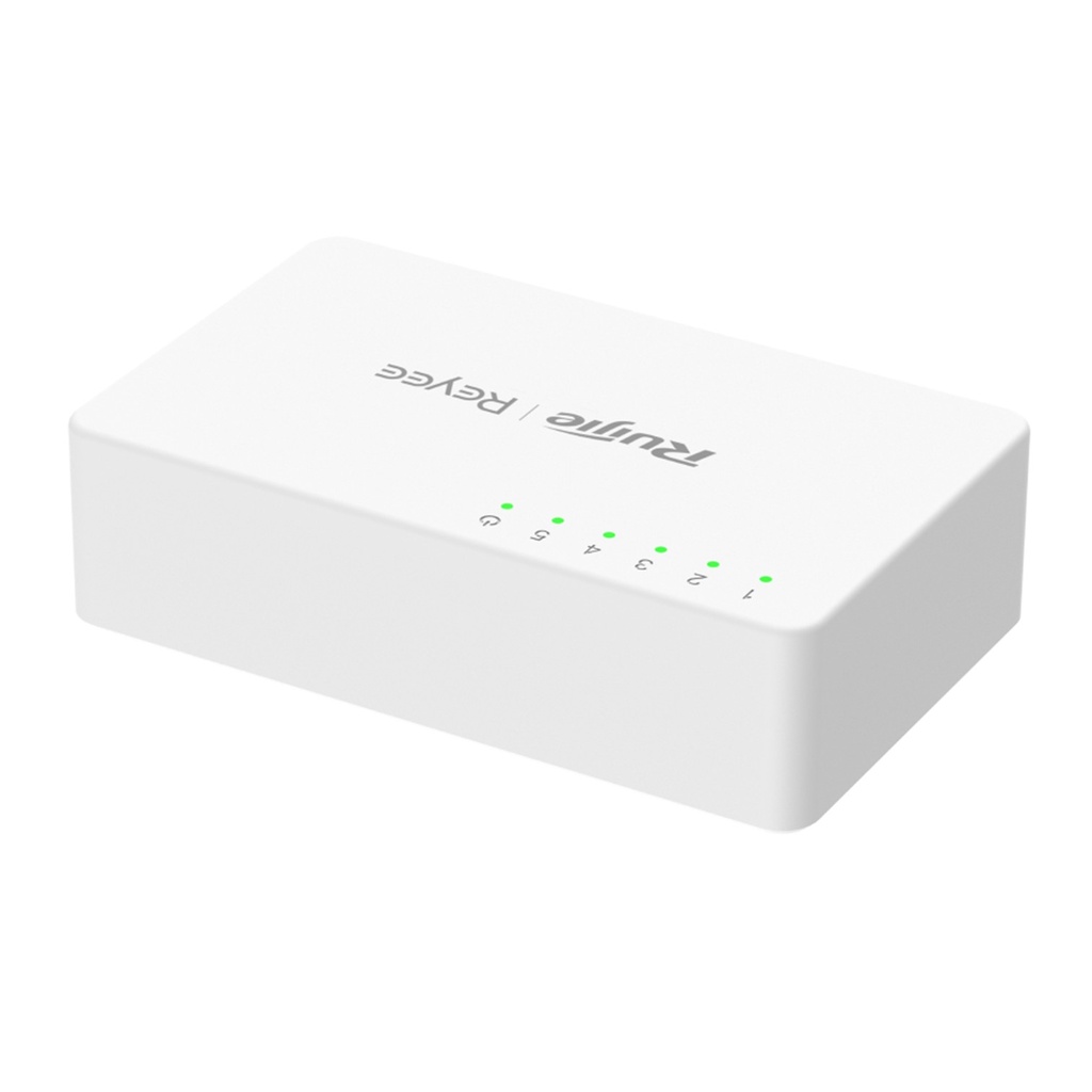 [RG-ES05F] Ruijie Reyee SMB - Switch no PoE No Administrable con 5 Puertos 10/100 Mbps