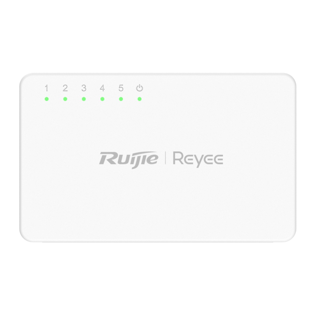 [RG-ES05F] Ruijie Reyee SMB - Switch no PoE No Administrable con 5 Puertos 10/100 Mbps