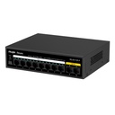 [RG-ES110F-P] Ruijie Reyee SMB - Switch PoE+ con 10 Puertos 10/100 Mbps 110 W Carcasa de Acero No Administrable