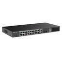 [RG-ES228GS-P] Ruijie Reyee SMB - Switch Smart PoE con 24 Puertos Gigabit PoE 802.3af/at + 2 SFP para Fibra 1Gb 370W Administración Remota Gratuita en la Nube
