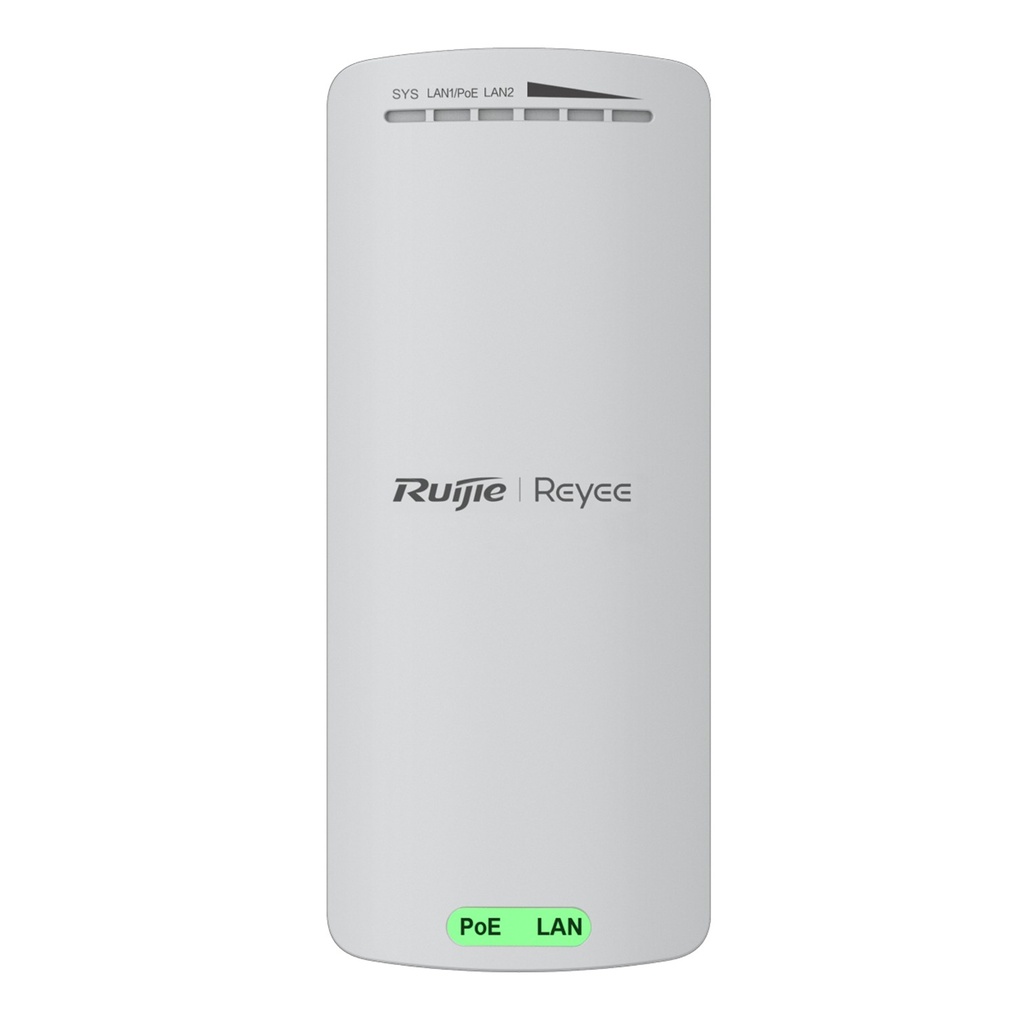 [RG-EST100-E] Ruijie Reyee SMB - Kit Enlace Inalámbrico de 500 Mts Preconfigurado + Ajuste Automático de Potencia hasta 300 Mbps Doble Puerto LAN