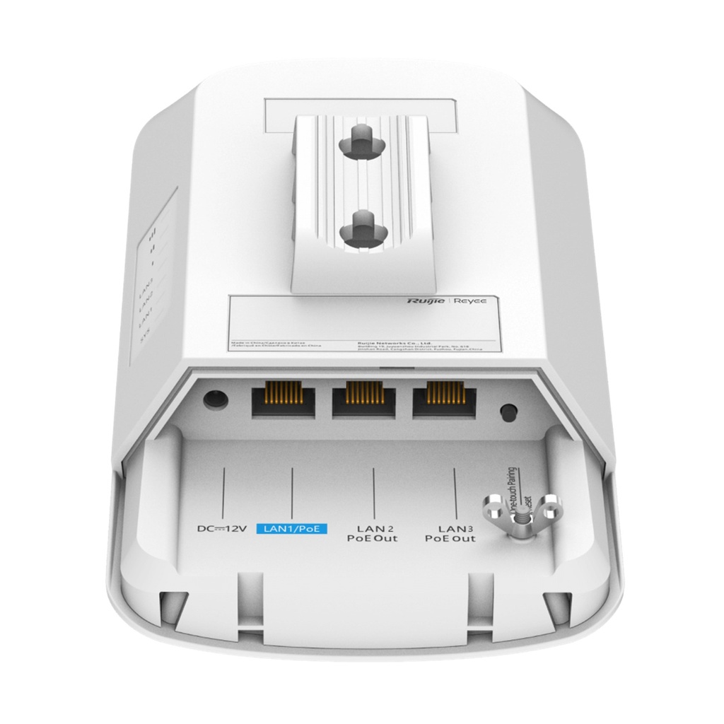 [RG-EST330F-P] Ruijie Reyee SMB - Kit Punto a Punto Pre-Configurado hasta 1 Km Banda 5Ghz AC WAVE2 MU-MIMO 2X2 Puertos 10/100 Administración Remota Gratuita en la Nube