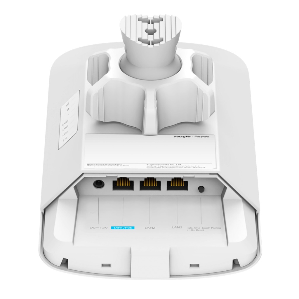 [RG-EST350G] Ruijie Reyee SMB - Kit Punto a Punto Pre-Configurado hasta 1 Km Banda 5Ghz AC WAVE2 MU-MIMO 2X2 Puertos 10/100 Administración Remota Gratuita en la Nube