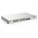 [RG-NBS5200-24GT4XS] Ruijie Reyee SME - Switch Administrable Capa 3 con 24 puertos Gigabit PoE 802.3af/at + 4 SFP+ para Fibra 10Gb 370W Administración Remota Gratuita en la Nube