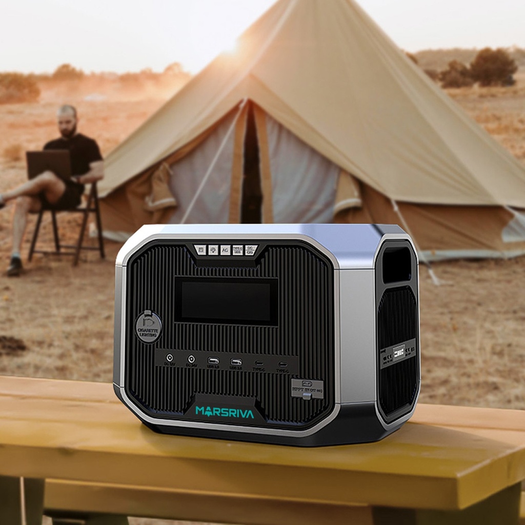 [MP12] Marsriva - Estacion de Poder Portatil 1200W [1310WH/25.6V/51200MAH]