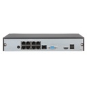 [DHI-NVR1108HS-8P-S3/H] Dahua - NVR Compacto de 8 Canales con 8 PoE y H.265 1 HDD de hasta 8Tb [Serie 1]