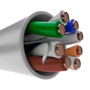 [AB355NXT31] Nexxt - Cable UTP Categoria 5E 100% Cobre 25AWG CM Interior Gris [305m/1000ft]