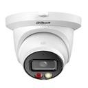 [DH-IPC-HDW2649TM-S-IL] Dahua - Cámara Turret IP [6MP] con Audio Lente 2.8mm WizSense Smart Dual Light SMD Plus IP67 [Metal/Plástico] [Serie 2]