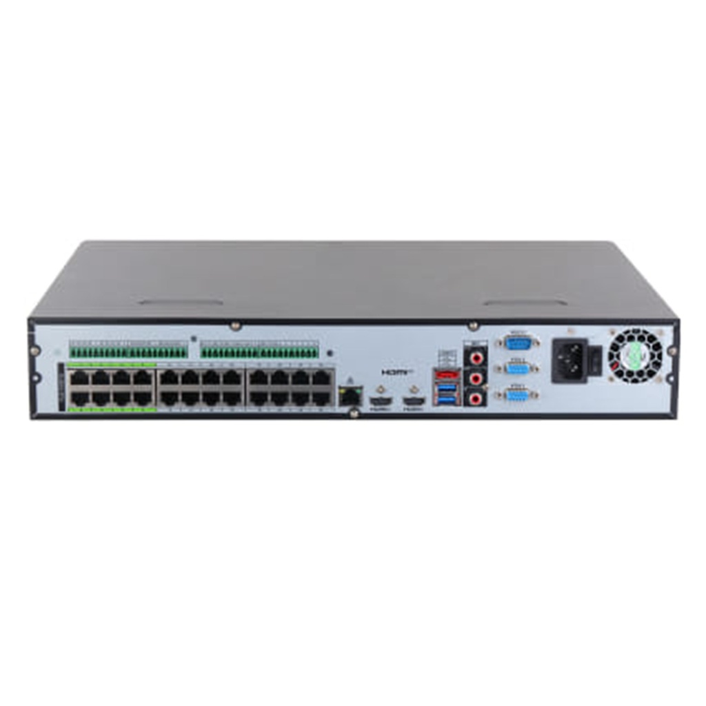 [DHI-NVR5424-24P-EI] Dahua - NVR de 24 Canales con 24 PoE y H.265 con tecnología Acupick WizSense y Smart 4 HDD de hasta 16Tb c/u [Serie 5]