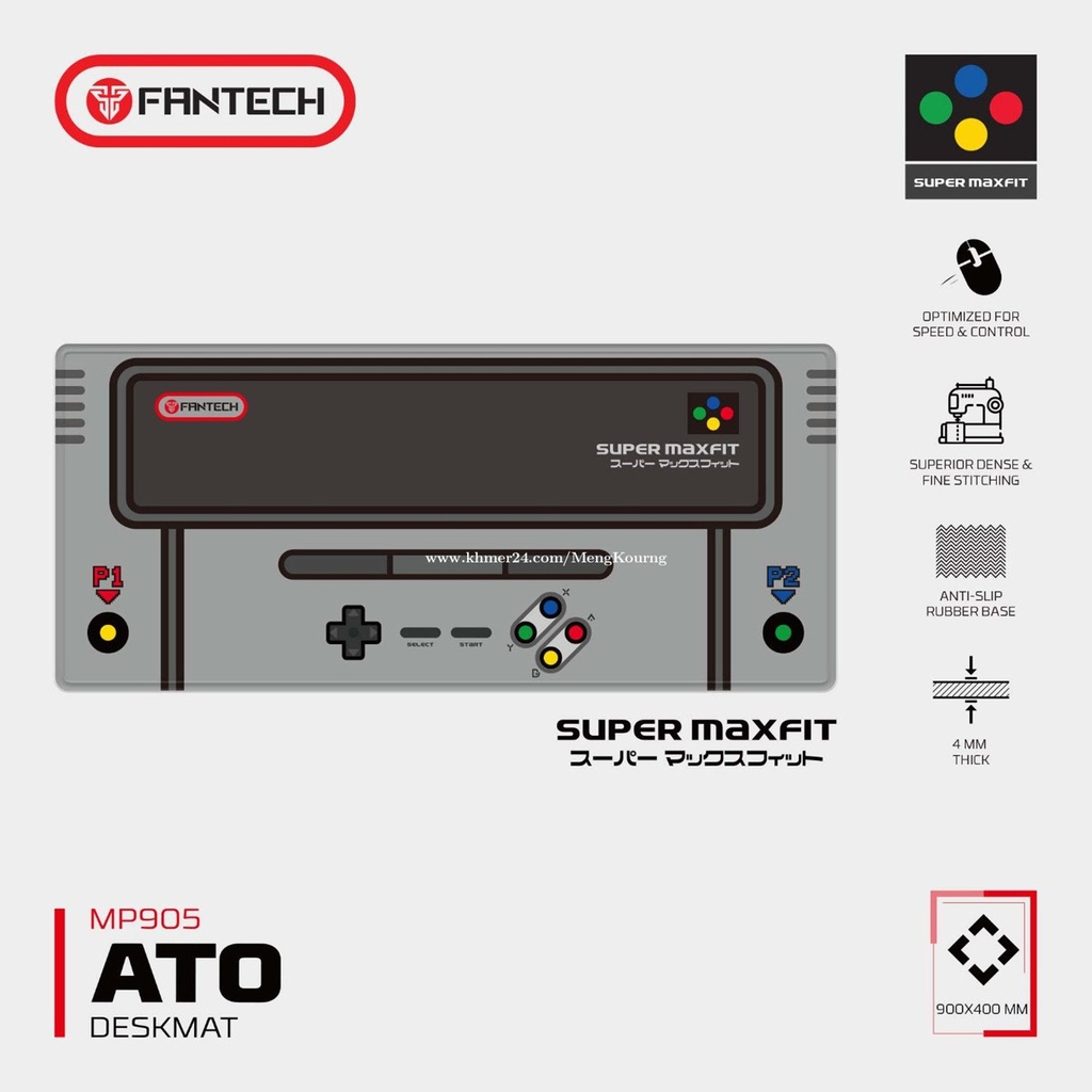 [MP905-GY] Fantech - Mouse pad Ato X-Large 900x400mm