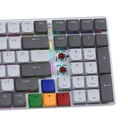 [MK916-GY-LGY(RD)] Fantech - Teclado Max Fit AIR99 Inalámbrico SW Rojo [Gris]