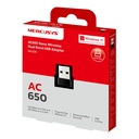 [MA20N] Mercusys - Adaptador Nano USB Inalambrico WiFi Doble Banda AC650