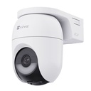 [CS-CB8c/SP-R100] Ezviz - Kit Cámara Domo IP PT Inalambrica con Bateria HD 2K [4MP] WiFi Rotatoria Lente 4mm con Panel SolarExterior/Interior