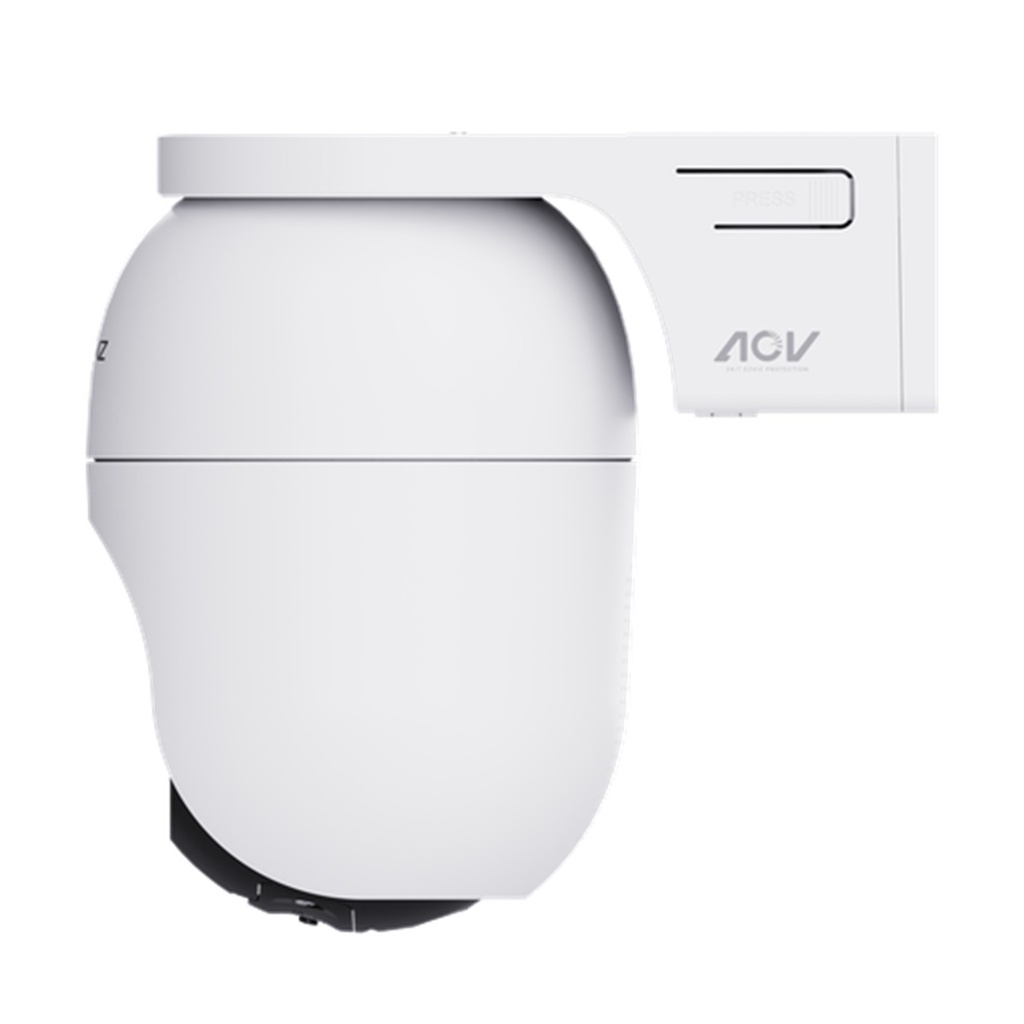 [CS-CB8c/SP-R100] Ezviz - Kit Cámara Domo IP PT Inalambrica con Bateria HD 2K [4MP] WiFi Rotatoria Lente 4mm con Panel SolarExterior/Interior