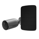[CS-EB3/SP-R200] Ezviz - Kit Cámara Bullet Ip Inalambrica con Bateria HD 2K [3MP] WiFi 4G Lente 2.8mm con Panel Solar Exterior/Interior