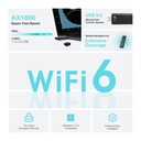 [TX20U] TP-Link - Adaptador USB Inalambrico WiFi 6 Doble Banda de Alta Ganancia AX1800