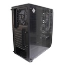 [CG80-BLACK] Fantech - Case Aero ATX + 4 Fans  [Negro]